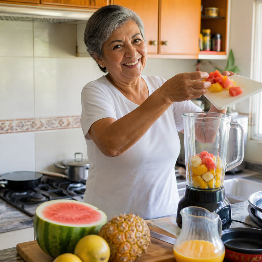 Con energía y buen ánimo